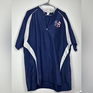 Yankees A4 Navy Blue Athletic Pullover with White Accents
